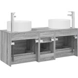  Set namještaja za kupaonicu 3 kom. Siva Sonoma 49.5 x 44.5 x 65.5 cm | Shoptok.si