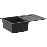  Lavabo - Umivaonik Crna 780 x 500 mm 80% kvarc i 20% smola | shoptok.hr