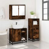 3-dijelni set kupaonskog namještaja boja hrasta drveni | shoptok.hr