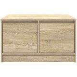 vidaXL Kavna mizica s predali sonoma hrast 70,5x70x40 cm | Shoptok.si