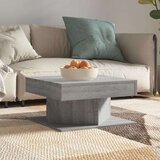 vidaXL Klubska mizica siva sonoma 57x57x30 cm konstruiran les | Shoptok.si