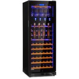 Klarstein First Class 84, hladilnik za vino, 4 točilne posode, 84 steklenic, 5–22 °C, črna | Shoptok.si