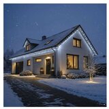  Poveziva girlanda 100×LED, 10 m, IP44 — hladna bela svetlost, crna | Eponuda.com