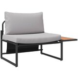  Vrtni set za objed 3 pcs Svijetlo siva Čelik | Eponuda.ba
