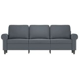  Trosjed tamnosivi 180 cm baršunasti | shoptok.hr