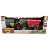 Traktor sa crvenom prikolicom ( 1041152 )