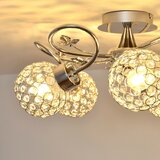  plafonski luster sophia 5xE27/15W/230V sjajni hrom/prozirno staklo | Eponuda.com