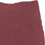  Jastuk za leđa Vinska crvena 60 x 20 x 50 cm tkanina | shoptok.hr