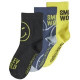 Adidas Dečije čarape Smiley, 3 para, Višebojne
