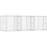  Kavez za pse Srebrno 600 x 200 x 200 cm Cinkani čelik | shoptok.hr