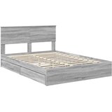  Krevet s od storage Siva Sonoma 140 x 200 cm Konstruirano drvo | shoptok.hr