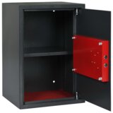 vidaXL sigurnosna kutija s ključem Tamno siva 31x35x50 cm Čelik | shoptok.hr