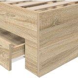  Postelja Sonoma Hrast 90x190 cm Inženirski Les | Shoptok.si