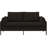 SOFA za dvije osobe 2-sjedalo Crna 188 x 81 x 89 cm Baršun - Crna 145 cm | shoptok.hr