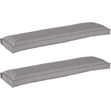  Set jastučića za palete 2 pcs Siva 150 x 40 x 8 cm | shoptok.hr