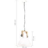  Industrijska viseča svetilka 25 W bela okrogla 30 cm E27, (21643883) | Shoptok.si