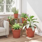  Kružni Pladanj za Cvijeće 24 pcs Crvena cigla Ø 14 x 2 cm | shoptok.hr