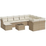  11-dijelni set vrtnih sofa od poliratana s jastucima bež | shoptok.hr