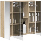  Kopalniška ogledalna omara Sonoma hrast 63,5 x 15,5 x 60,5 cm, (5000233313) | Shoptok.si