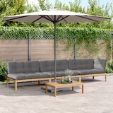  4-dijelni set vrtnih sofa od paleta s jastucima od drva bagrema | shoptok.hr