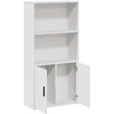 vidaXL Knjižna omara bela 60x24x120 cm inženirski les | Shoptok.si