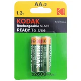 Kodak punjive baterije AAx2 Ni-MH 2600 mAh