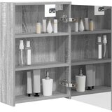  Kupaonski ormar s ogledalom Siva Sonoma 43 x 16 x 62.5 cm | shoptok.hr