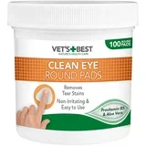Clean Eye Round Pads 100 kom, Vlažni Tupferi Za Higijenu Oko Očiju