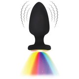  svetleći analni plug na daljinski | led butt plug cene