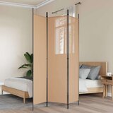  3-panelni pregradni zid Bež 150 x 200 cm Tkanina - Bež 150 x 200 cm | shoptok.hr
