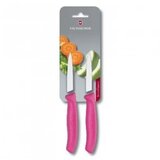  Nož victorinox kuhinjski reckavi 8CM 2/1 roze Cene