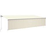  Avtomatsko zložljiva tenda s senčilom 6x3 m krem, (20703211) | Shoptok.si