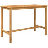Vanjski bar set 5 pcs Prirodna Čvrsto teak drvo | shoptok.hr