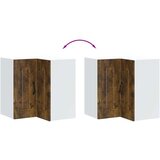  Kuhinjska stenska kotna omarica Kalmar dimljen hrast inž. les, (22010512) | Shoptok.si