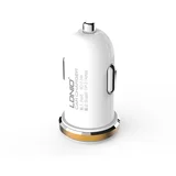 Auto punjac LDNIO DL-C22 dual USB 2.1A + Micro USB kabel beli