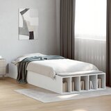 Maison Chic Posteljni okvir - Enojna postelja - Postelja za odrasle bel 90x190 cm inženirski les-J6217, (21769274) | Shoptok.si