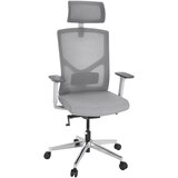 MID.YOU Pisarniški Stol Breton Pro W, Siva | Shoptok.si