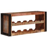  Stalak za vino Smeđa 100 x 45 x 33 cm Čvrsto reciklirano drvo | shoptok.hr