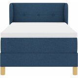 s opruga kutije s uzglavljem Plava 90 x 200 cm tkanina | shoptok.hr