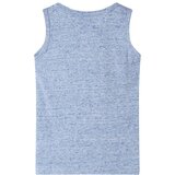  Dječja majica bez rukava plava prošarana 128 | shoptok.hr