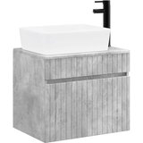  Set namještaja za kupaonicu Betonska siva Konstruirano drvo 59 x 44,5 x 50 cm | shoptok.hr