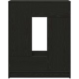  Komoda s ladicama i vratima crni hrast 73x31x90 cm | shoptok.hr