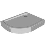 Kolpa San polkrožna tuš kad z oblogo malur 100 x 80/0 cm - l R550 (3838987755555) | Shoptok.si