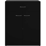  Komoda crna 60 x 30 x 75 cm od konstruiranog drva | shoptok.hr