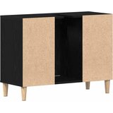 Ormarić za umivaonik crni hrast 80x33x60 cm inženjerski drvo | Eponuda.com