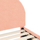  Otroški posteljni okvir z vznožjem z vzglavjem Roza 80 x 200 cm, (5000104579) | Shoptok.si