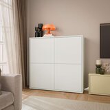 CARRYHOME Visoka Komoda Alice, Svetlo Siva | Shoptok.si
