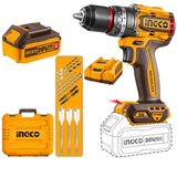 INGCO TOOLS Bušilica AKU 20V set 2x4.0Ah Punjač nastavci i kutija CIDLI20968E | Eponuda.ba
