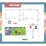 nogometna gola s loptom i metom