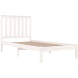  Okvir za krevet od borovine bijeli 75x190 cm 2FT6 jednokrevetni | shoptok.hr